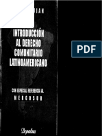 Ekmedjian Introduccion Al Derecho Comunitario Latinoamericano PDF