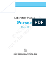 Lab Manual Physics XI