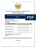 Geológia Aplicada en La Construccion de Presas