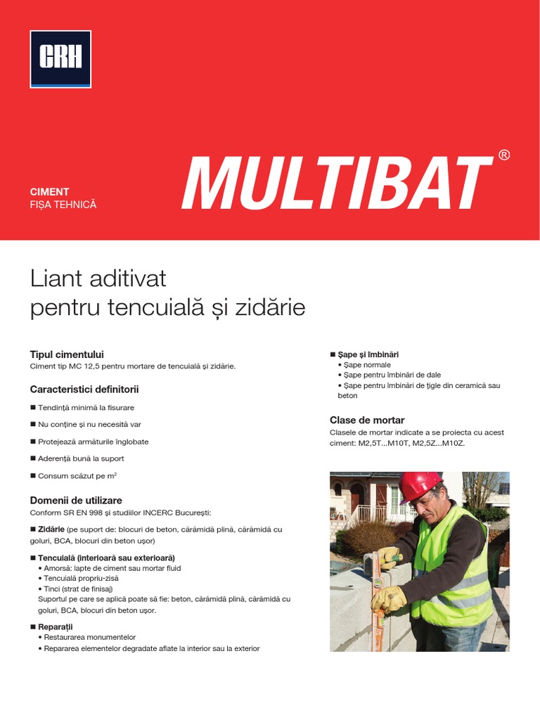 Fisa Tehnica Multibat | PDF