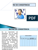 Matriz de Consistencia