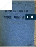 Los Animales Domesticos de La America Precolombina