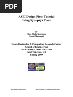 ASIC Design Flow Tutorial