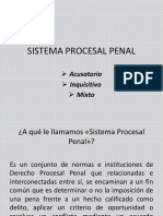 1a Clase de Derecho Procesal Penal Sistema Procesal Penal