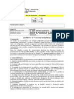 2º Medio Guia Los Medios de Comunicación de Masas