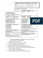 Evaluación de lectura Sin Recreo