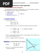 2 - Solution of Simultaneous Linear Equations - 26 Pgs New