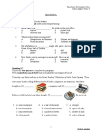 English Mid Year Question