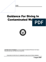 Guidance For Diving in Contaminated Water 04 USN PDF