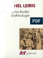 Leiris - Race Et Civilisation - Cinq Etudes D'ethnologie