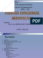 Prueba Isocronal