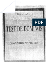 Cuaderno de Prueba Test de Dominos