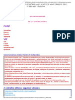 Fic Eec-IV Efi-Multiponto Sistema de Injeção Eletrônica Aplicativos WV - Ford - Oficina Mecânica Jupiara