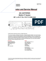 Operator and Service Manual .. Instalacion