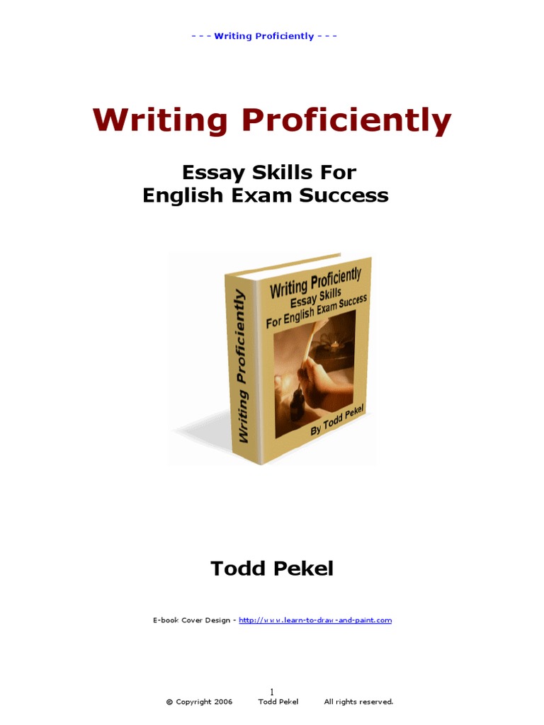 Writing Proficiency PDF | PDF | Self-Improvement