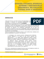 Andragogía y aprendizaje autónomo en educación a distancia