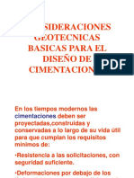 CLASE  CIMENTACIONES INICIAL CRITERIOS Y FALLAS Sep 2012.ppt