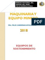 Equipos de Sostenimiento de Rocas