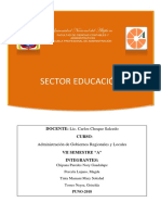 Sector Educación