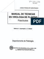 Manual de Técnicas en Virología de Las Plantas