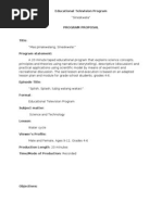 Download Concept Proposal - ETV program by nikko norman SN38198463 doc pdf