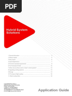 Hybrid System Solutions Application Guide