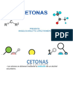 Cetonas oxidación alcohol