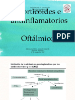Corticoides y Antiinflamatorios Oftalmicos