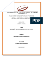 Suspension y Extincion Del Contrato de Trabajo Gych PDF