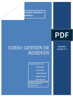 Trabajo de Gestión de Residuos - Taller 5