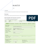 Asset Acquisition Via F110