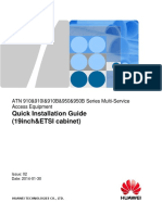 ATN 910&910I&910B&950&950B Series Quick Installation Guide (19inch&ETSI Cabinet) 02