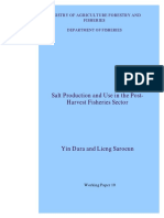 Nodal Study 10 - Salt Production and Use in the Post- Harvest Fisheries Sector Issue Cambodia PHF