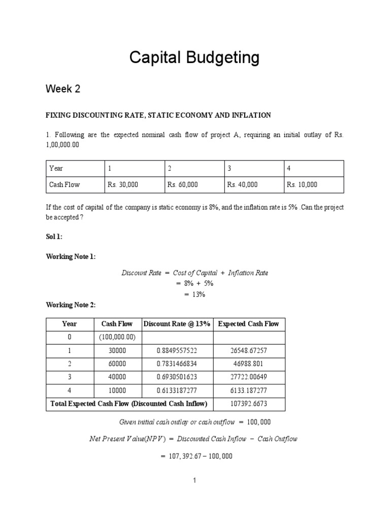 Capital Budgeting: NPV & Profitability Analysis | PDF | Net Present ...