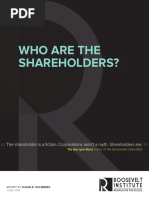 Who Are the Shareholders?