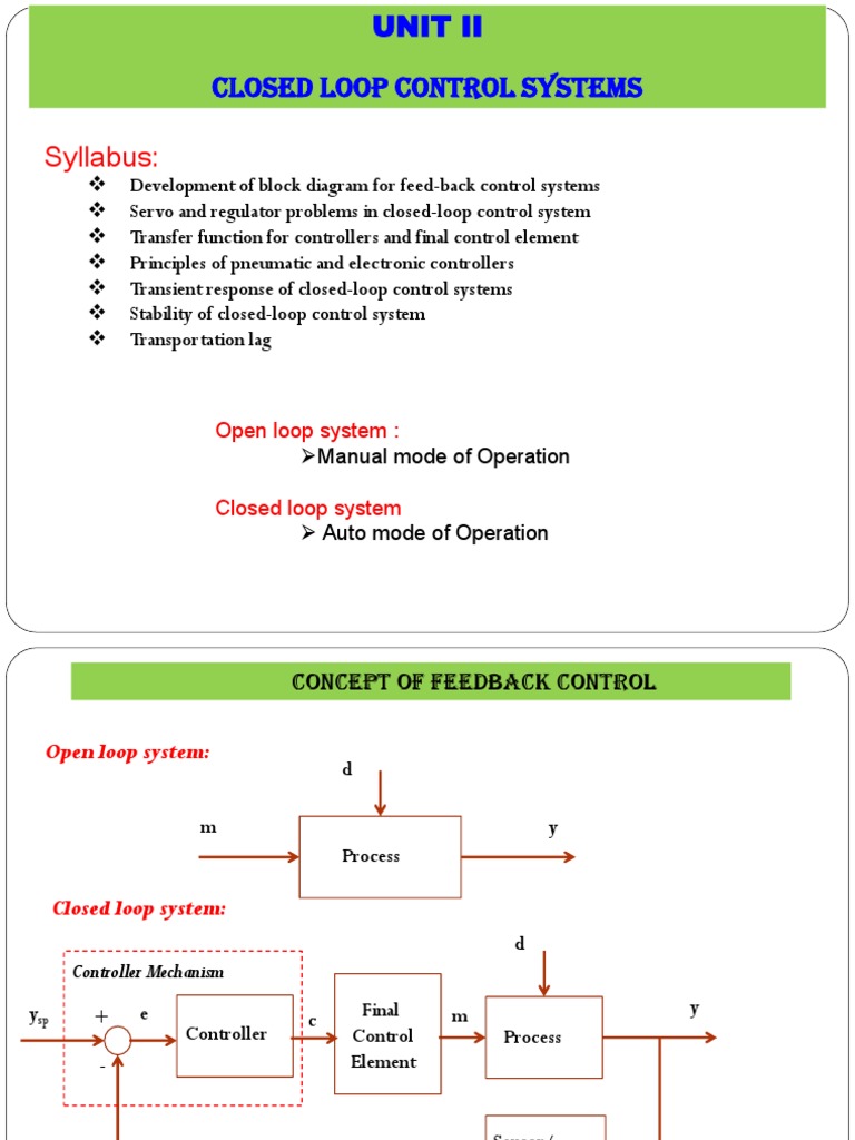 Unit 3 | PDF | Control Theory | Control System