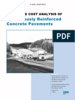 Life Cycle Cost Anaysis of CRCP