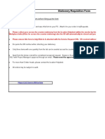 Stationery Requisition Form India Across Counter - Excel 97-2003