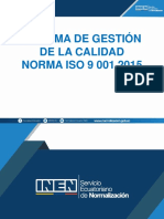Contenido Del Curso ISO 9001 2015