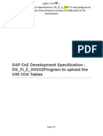 DS - FI - E - 0055 Z Program To Upload The VIM COA Tables