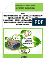 Plan de Manejo Ambiental