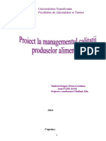 Proiect Managementul Calitatii Vinului Spumant