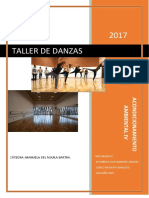 acondicionamiento taller de Danzas