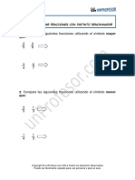 Ejercicio Comparacion de Fracciones Con Distinto Denominador 370 PDF