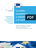 La Unión Económica y Monetaria y El Euro