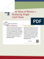 Time Value of Money 1: Analyzing Single Cash Flows