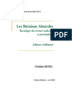Les Décisions Absurdes (Christian MOREL) PDF