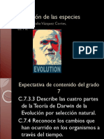 Evolucion de Las Especies