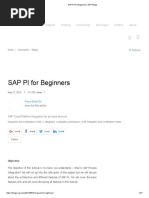 SAP PI For Beginners PDF