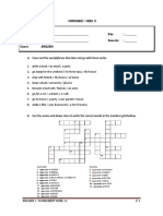 Worksheet Week 11